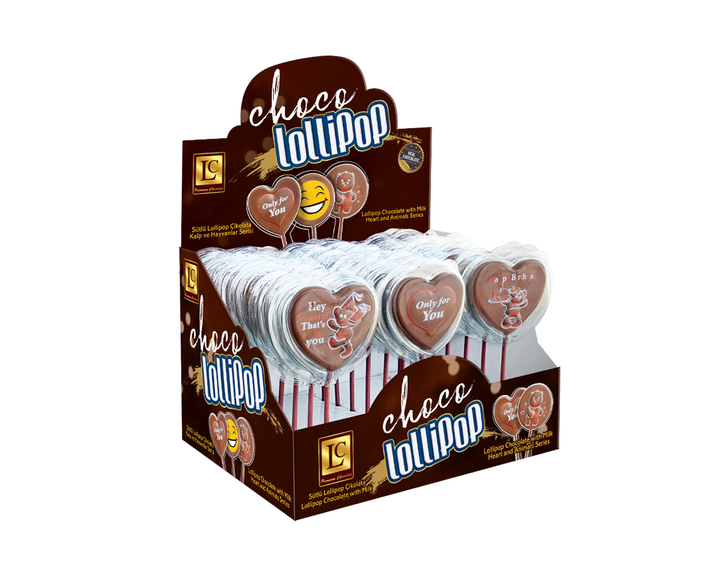 LC Choco Lolipop Kalp